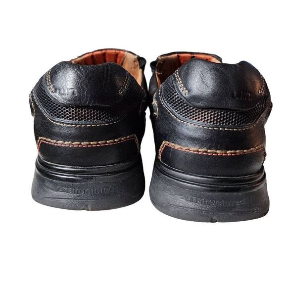 Clarks Structured Men's Loafer Slip-on Leather Comfort Shoes Black Size 11.5 - Picture 5 of 10